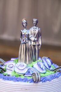 Decoration anniversary bridal photo