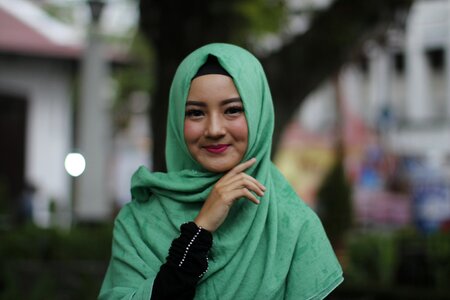 Female muslim asian photo