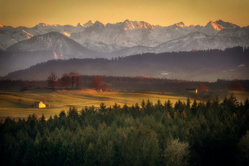 Nature mountains sky