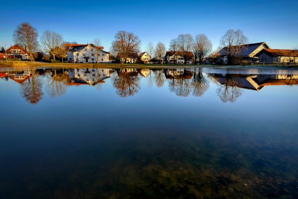 Nature lake waters photo