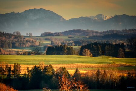 Nature mountains sky photo