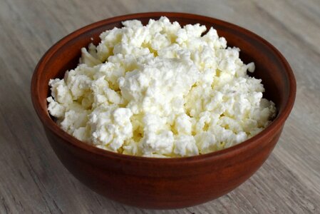 Table cottage cheese traditional photo