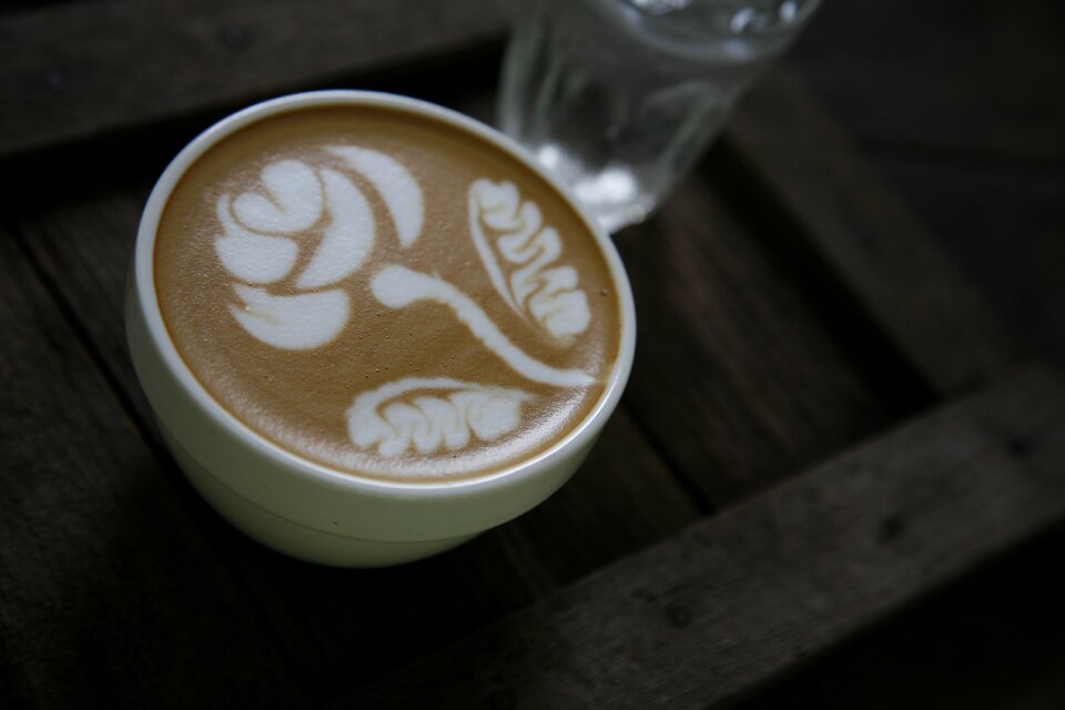 Fresh porcelain glass