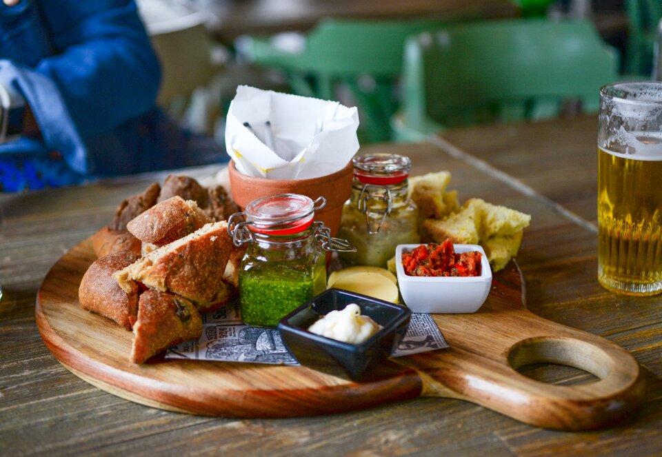 Bread finger food delicious