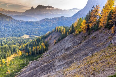 Landscape mountains italy photo