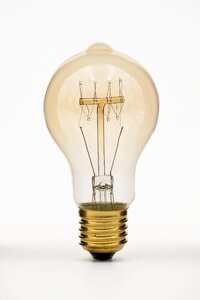 Edison tungsten glow wire photo