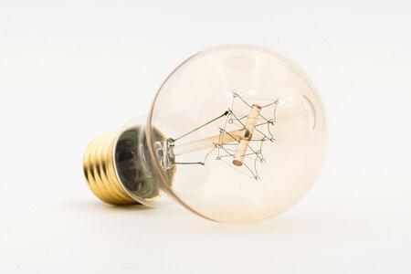 Edison tungsten glow wire photo