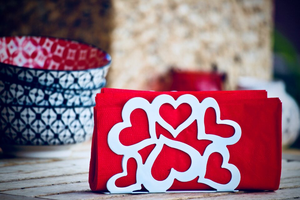 Bowl napkin holders party