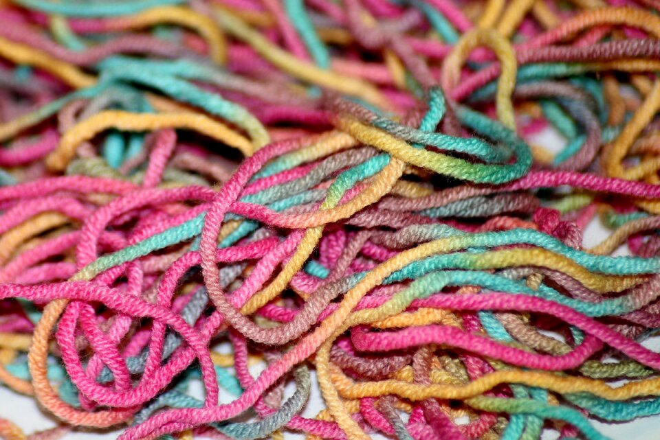 Tangled handicraft wallpaper