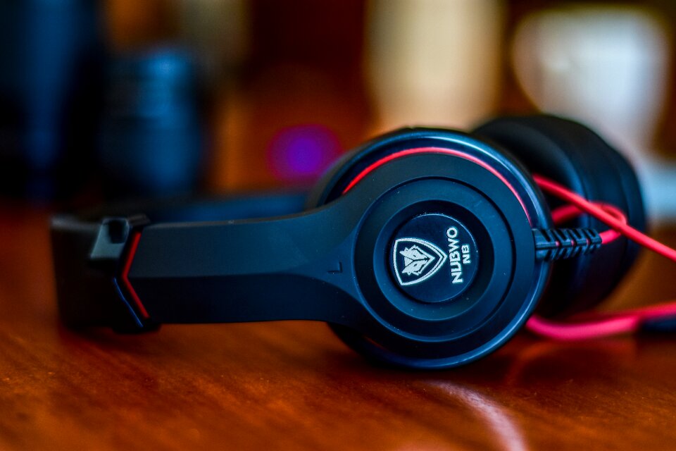 Headphones sound music