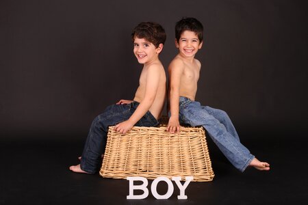 Child together boy