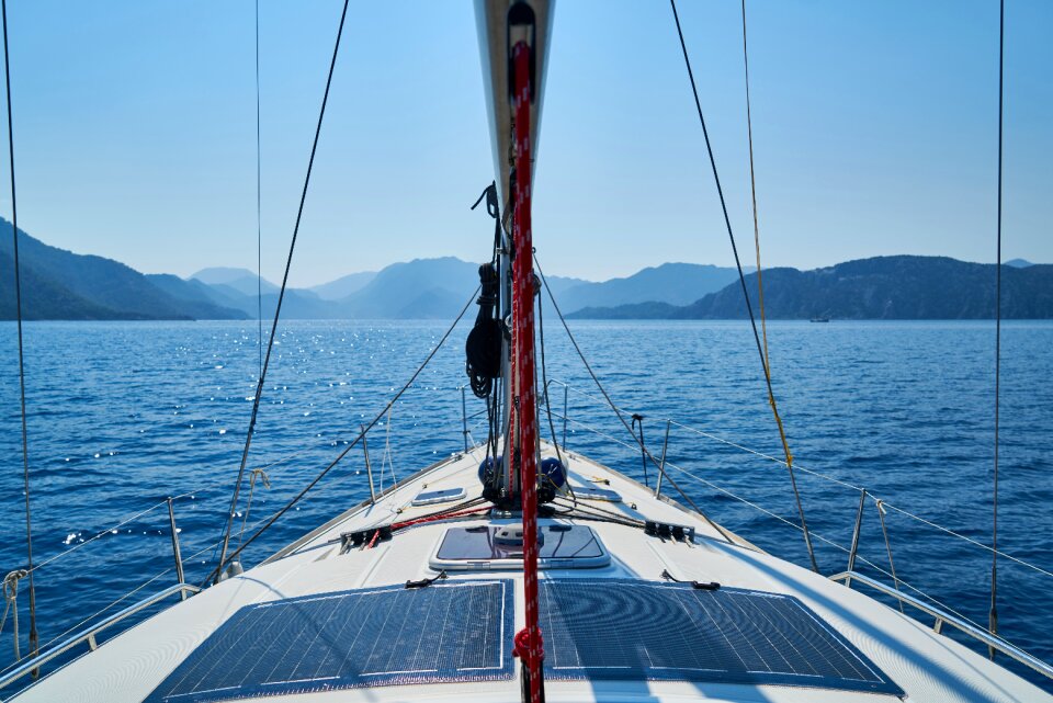 Sailboat direct blue