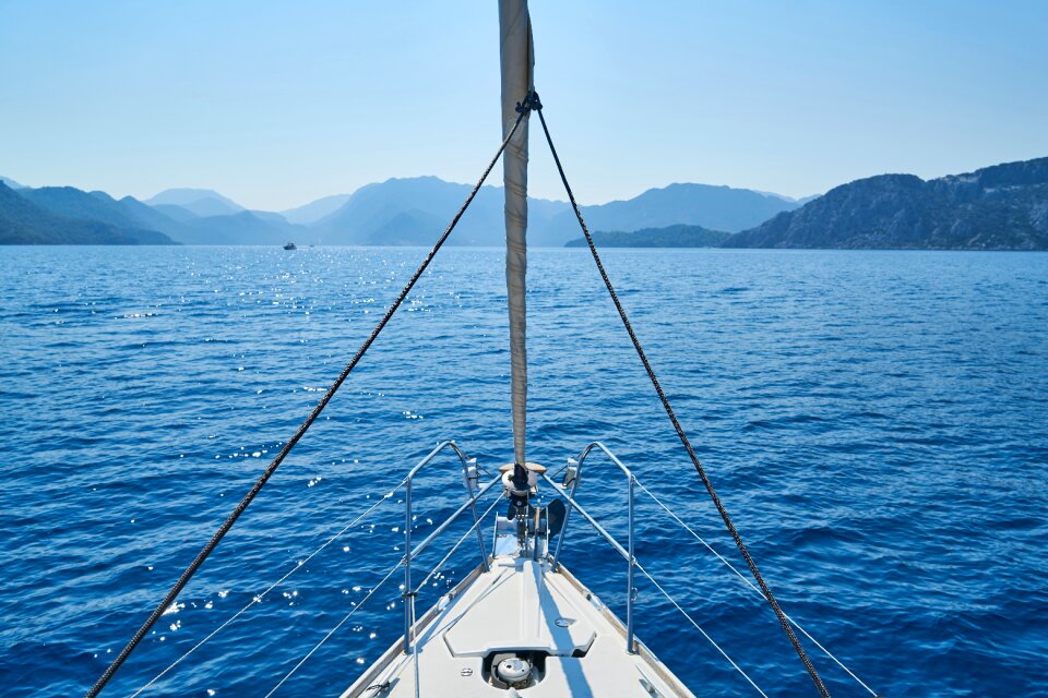 Sailboat direct blue