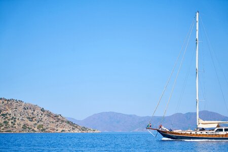 Sail marine sky