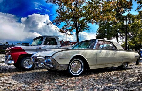 Oldtimer auto contour