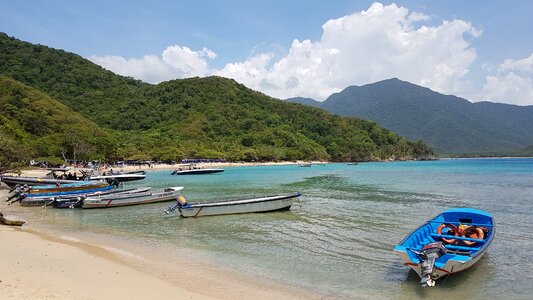 Beach colombia santa marta photo