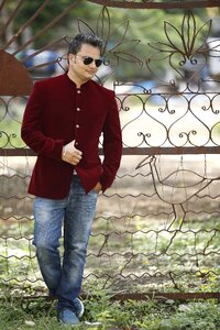 Indian wedding velvet jeans
