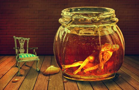 The jar of honey honey jar seat