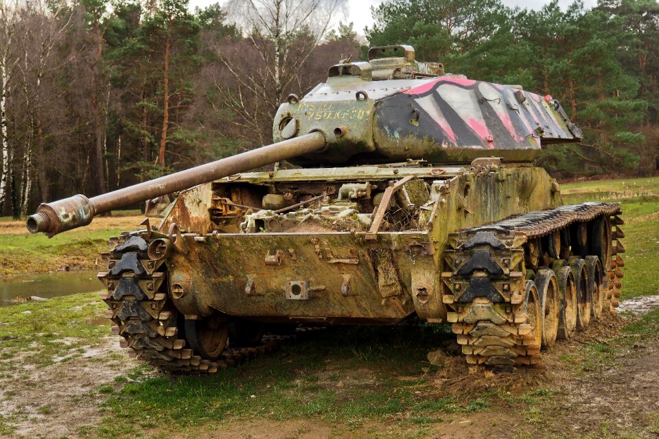 Metal broken military