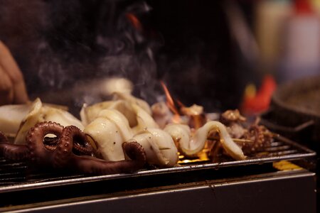 Grilled cook tasty