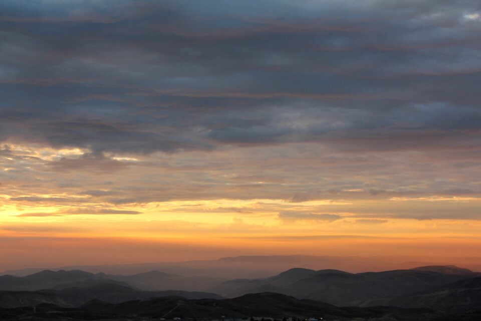 Sky evening landscape