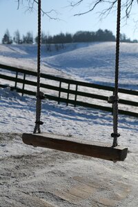 Landscape winter snow photo