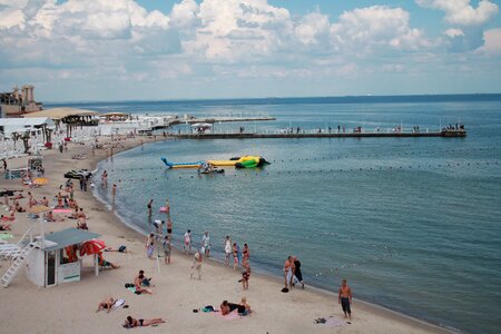 Sea black sea ukraine photo