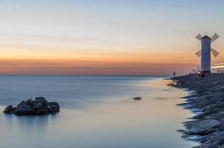 Wallpaper long exposure sky
