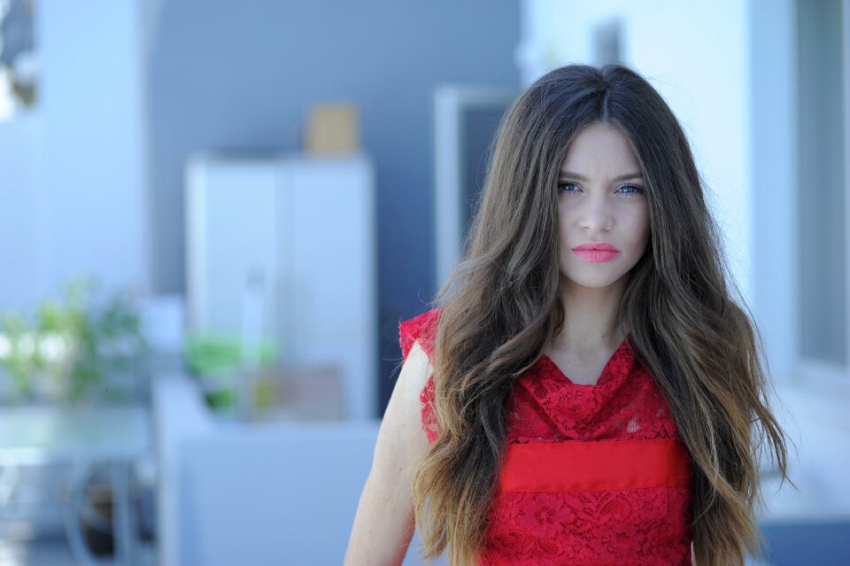 Beauty young face