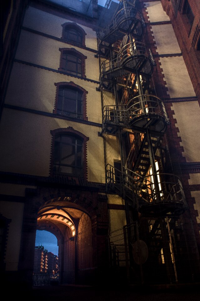 Building night architecture