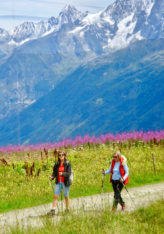 Nature hike mountain photo