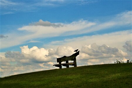 Seat clouds peaceful