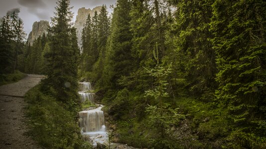 Waters waterfall brook