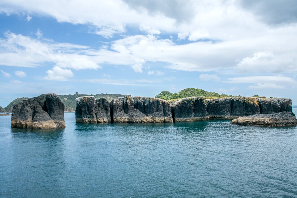 Nature sea island landscape
