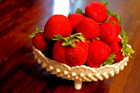 Strawberry summer dessert photo
