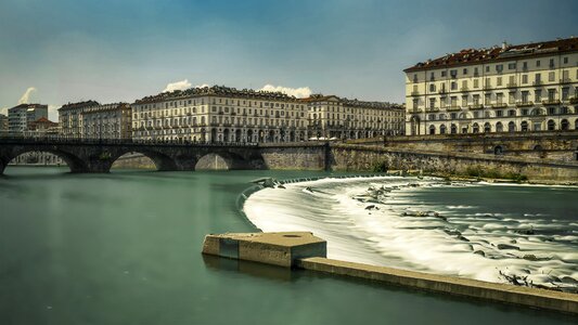 Landscape buildings water