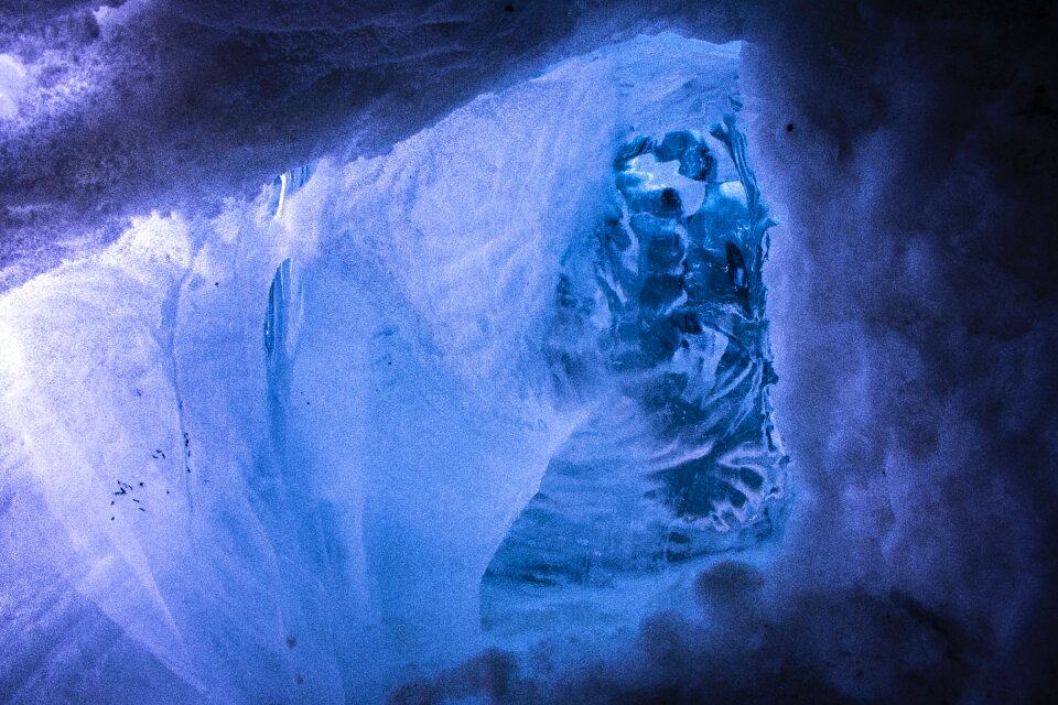 Glacier glacial ice frost