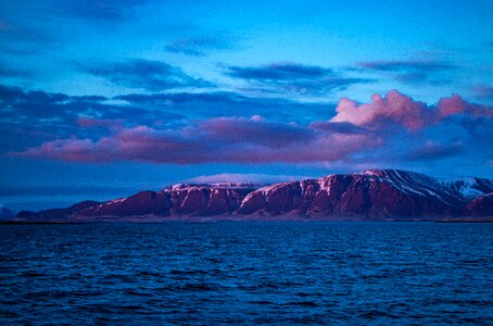 Panorama view mountain photo