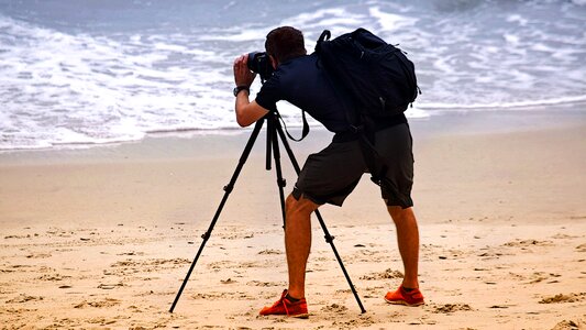Sand sea photography