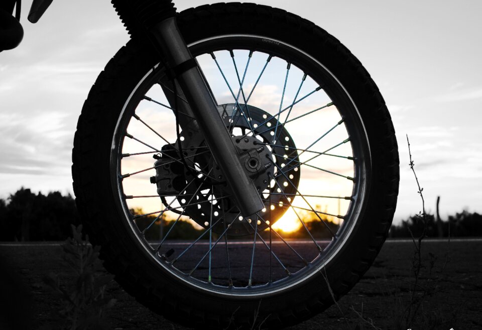 Vehicle tire brake