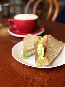 Coffee breakfast brown sandwich