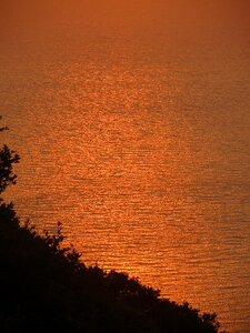Evening greece island