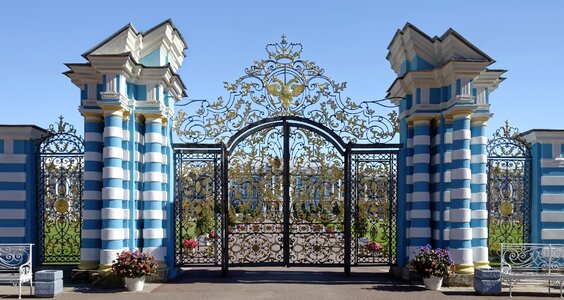 Catherine's palace castle architecture photo