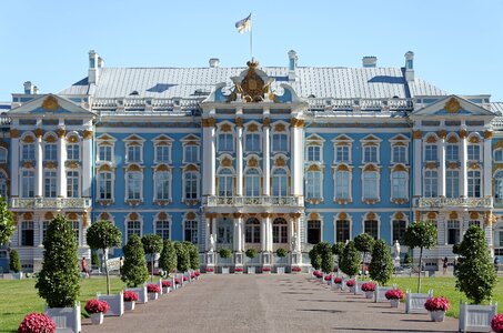 Catherine's palace castle architecture photo