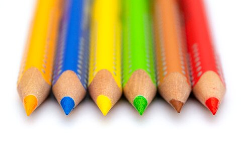 Painting colorful stationery
