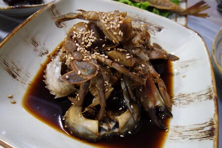 Gourmet soy crab korean
