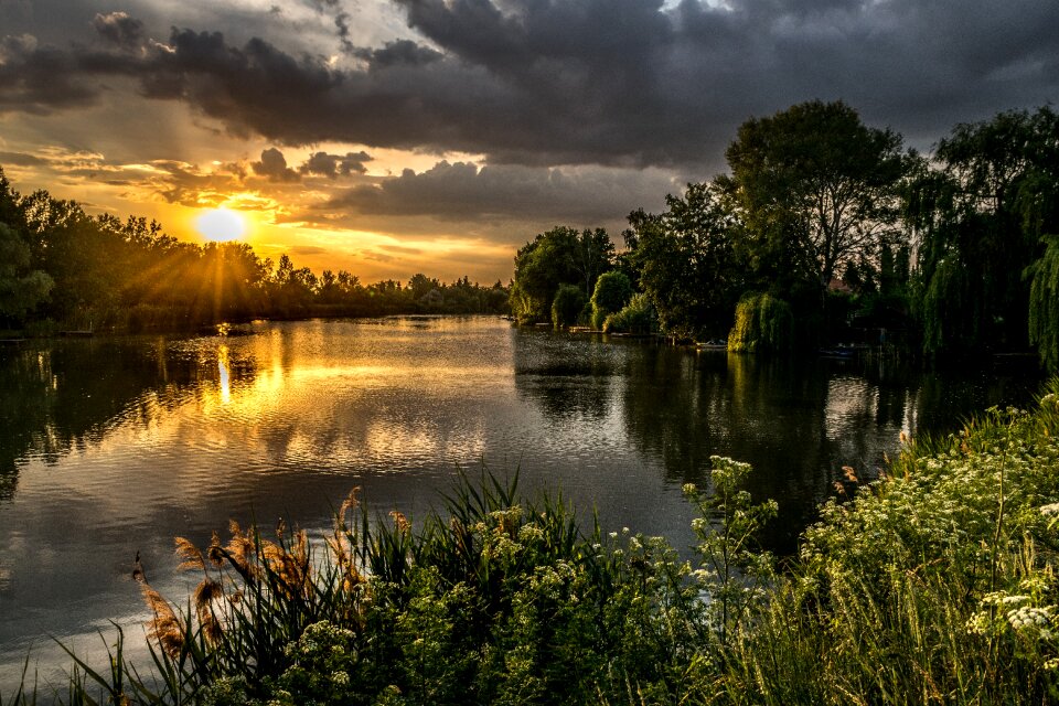 Nature reflection water