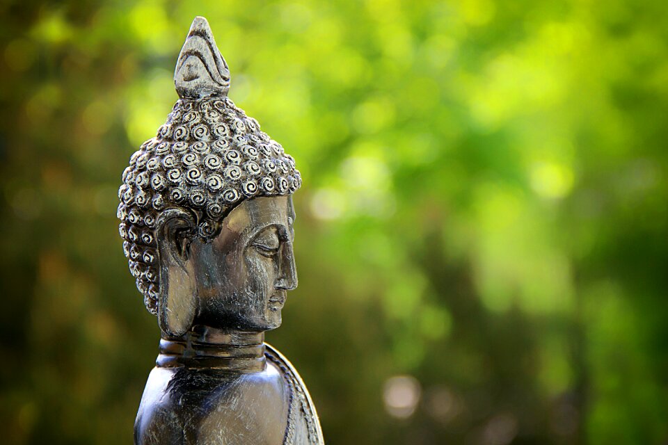 Religion statue meditation