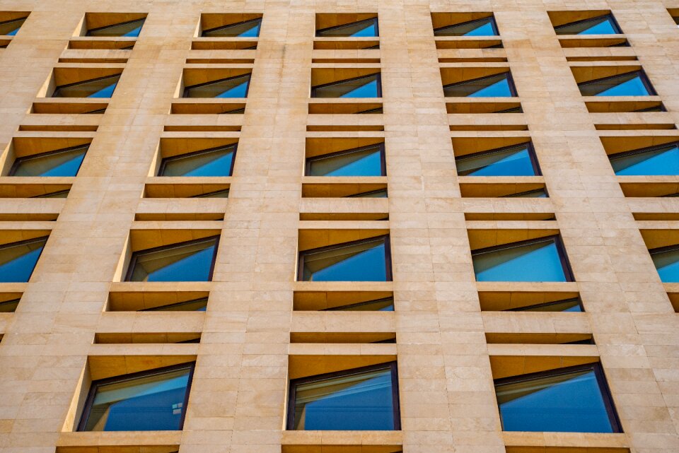 Architecture urban windows