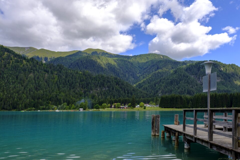 Weißensee water pier